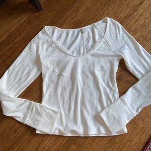 Free People Bit of Lace Layering Top